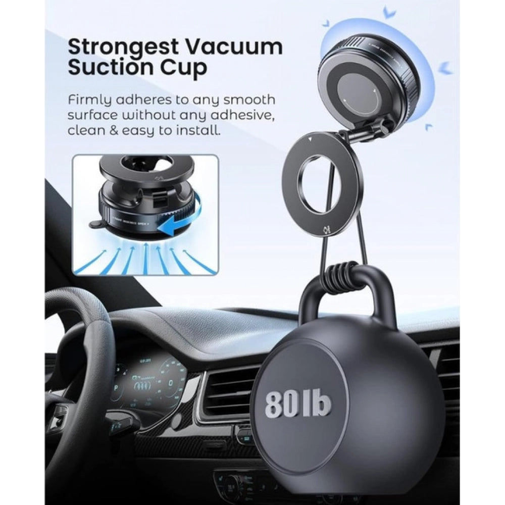 K007 Magnetic Phone Holder — Black