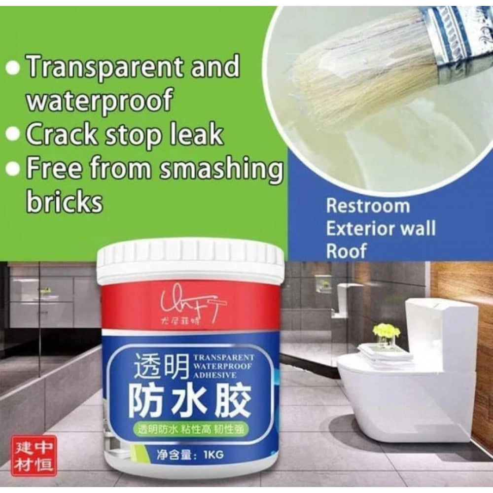Transparent Waterproof Glues · Pack of 2 — White