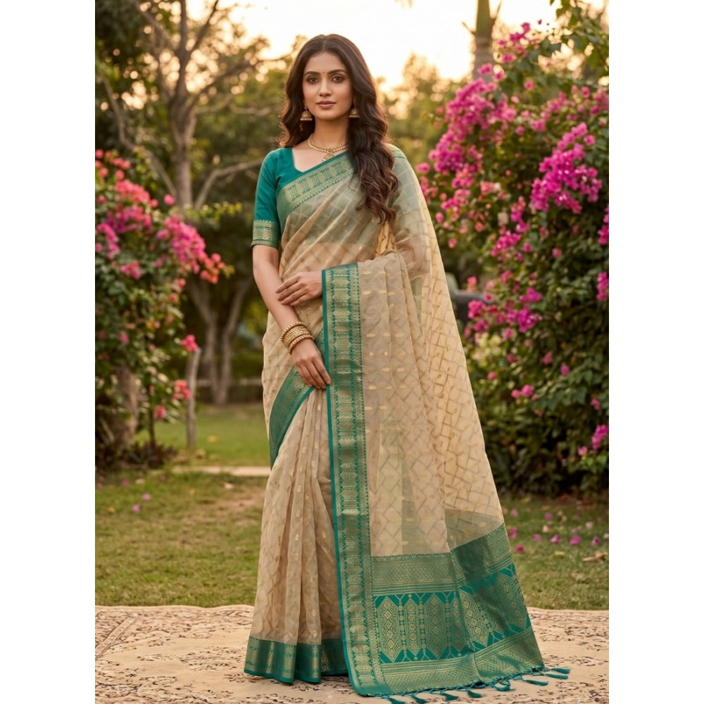 Women's Cotton Printed Saree · 2508