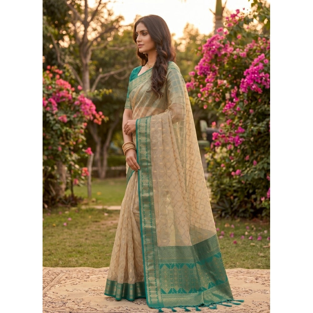 Women's Cotton Printed Saree · 2508