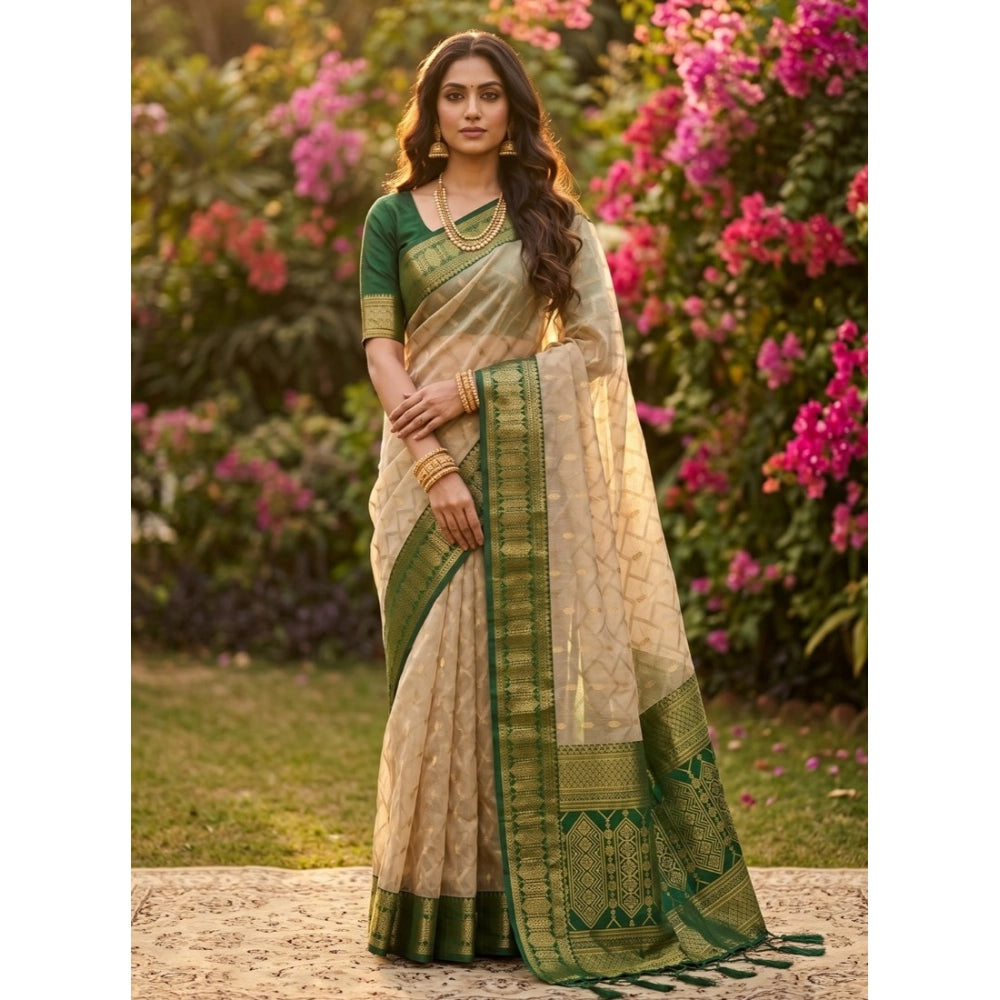 Women's Cotton Printed Saree · 2510