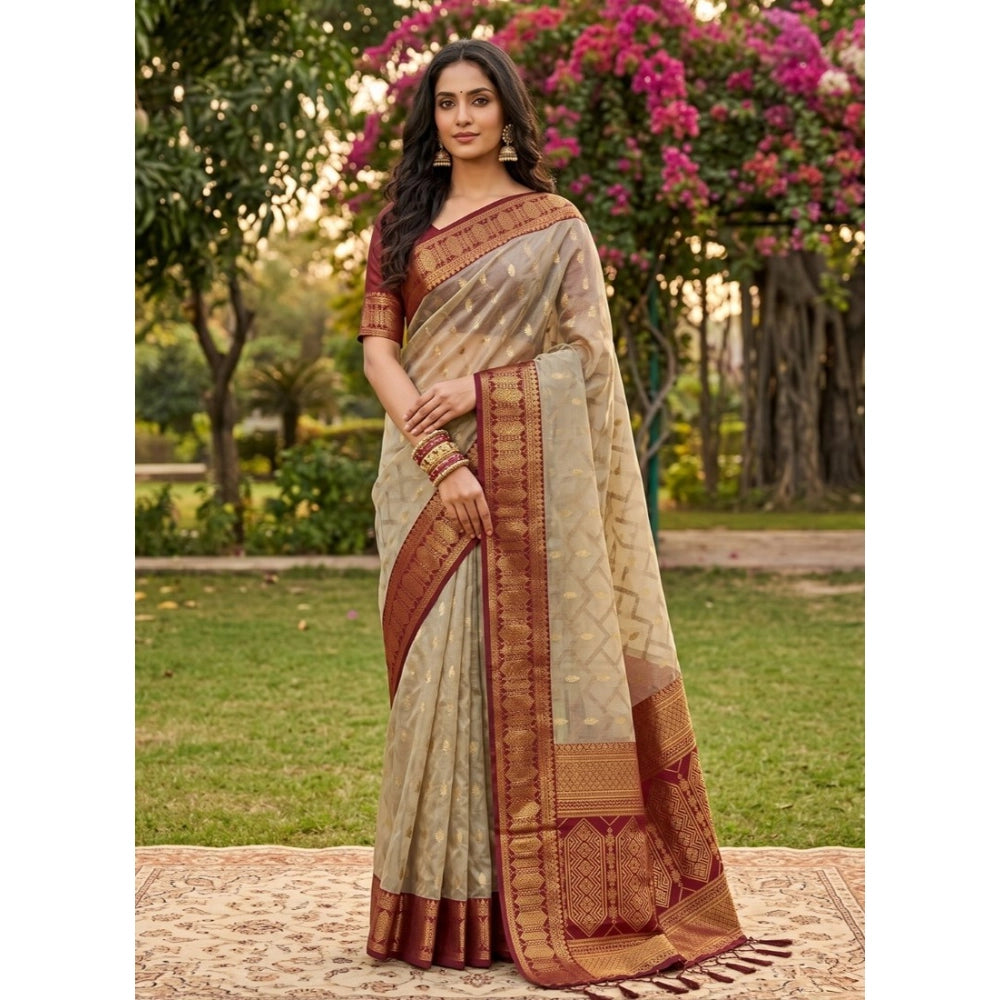 Women's Cotton Printed Saree · 2512
