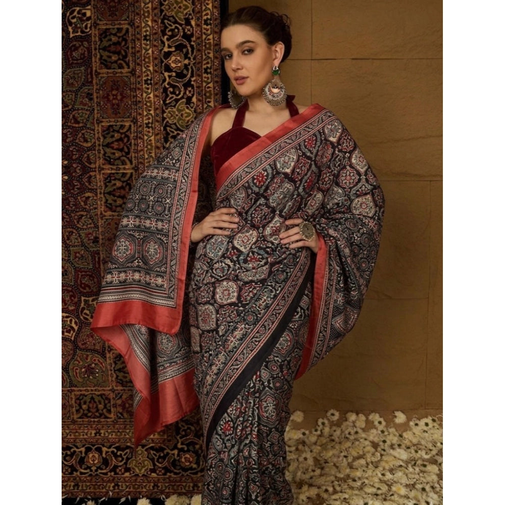 Women's Crepe Printed Saree