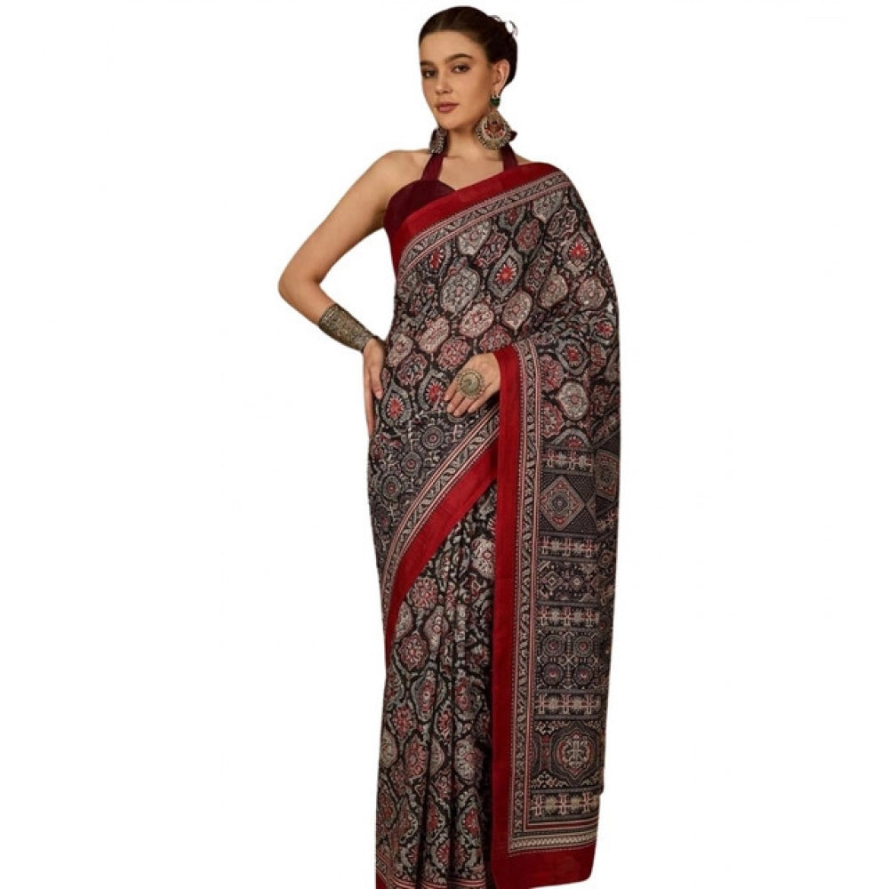 Women's Crepe Printed Saree