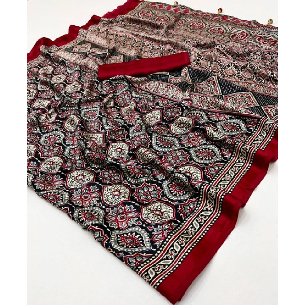 Women's Crepe Printed Saree