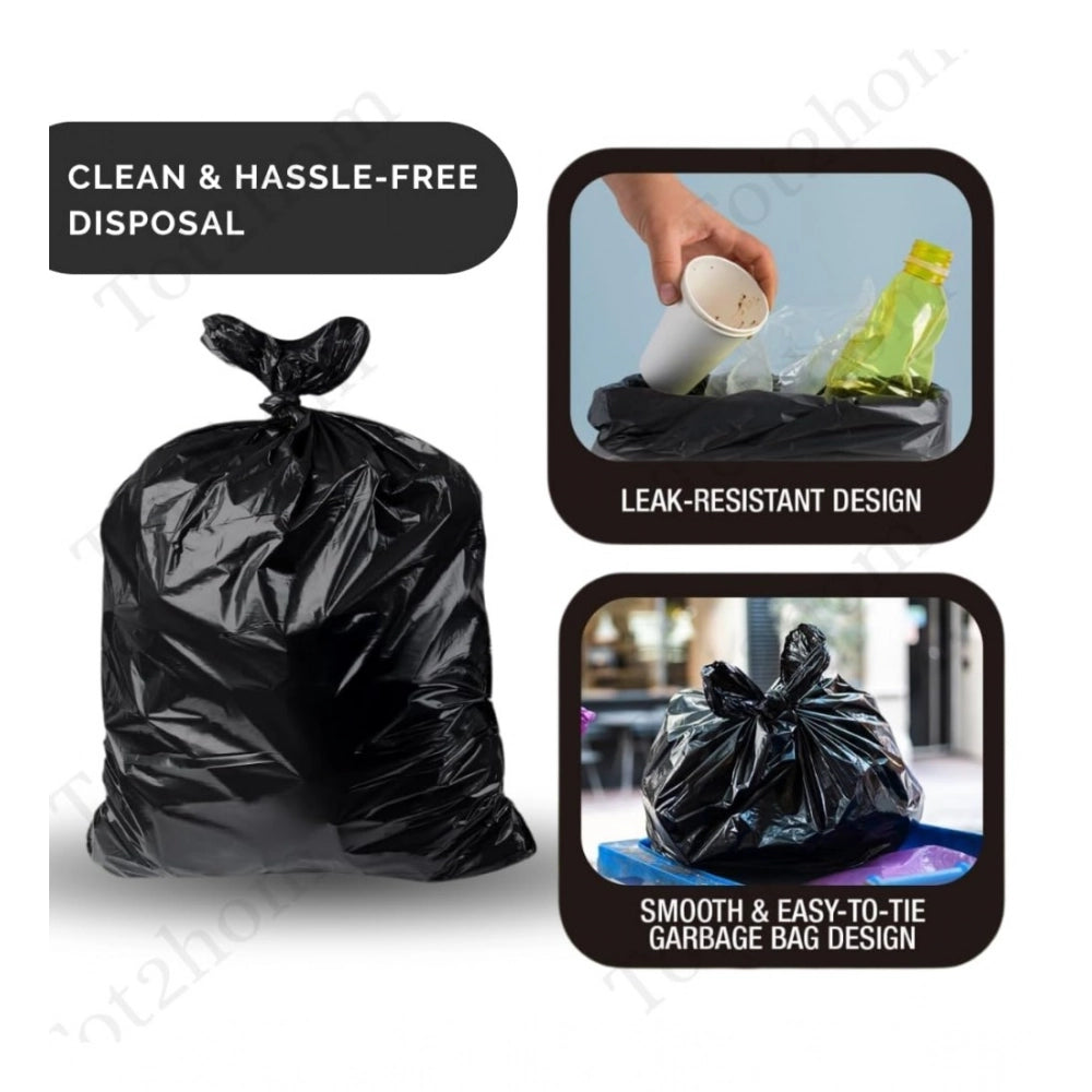 17×19in Garbage Bags · Pack of 4 — Black
