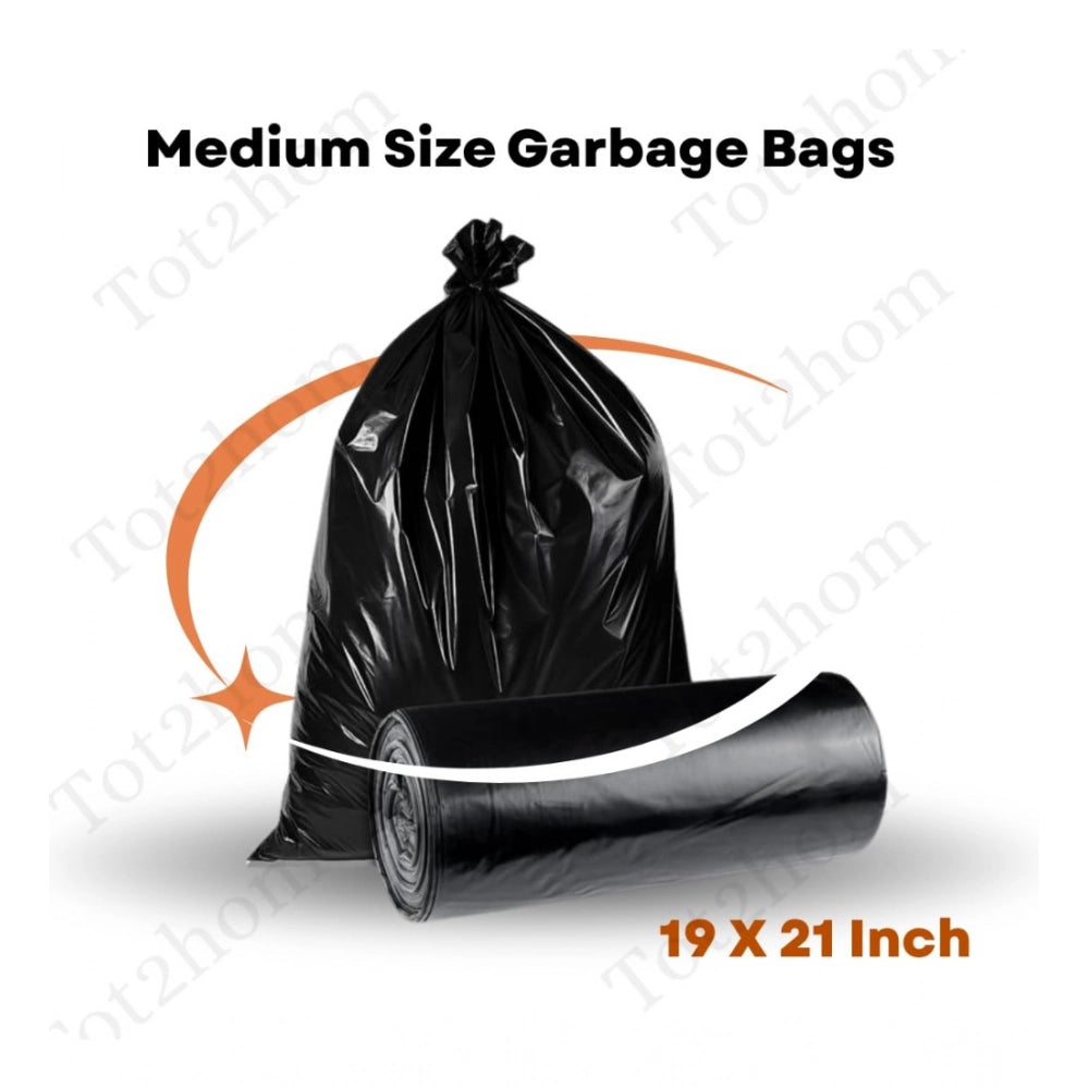 19×21in Garbage Bags · Pack of 10 — Black