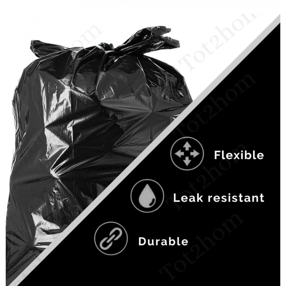 17×19in Garbage Bags · Pack of 5 — Black