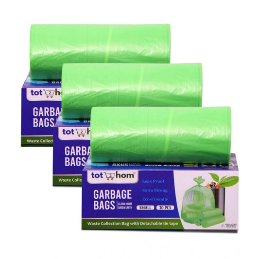17×19in Garbage Bags · Pack of 3 — Green