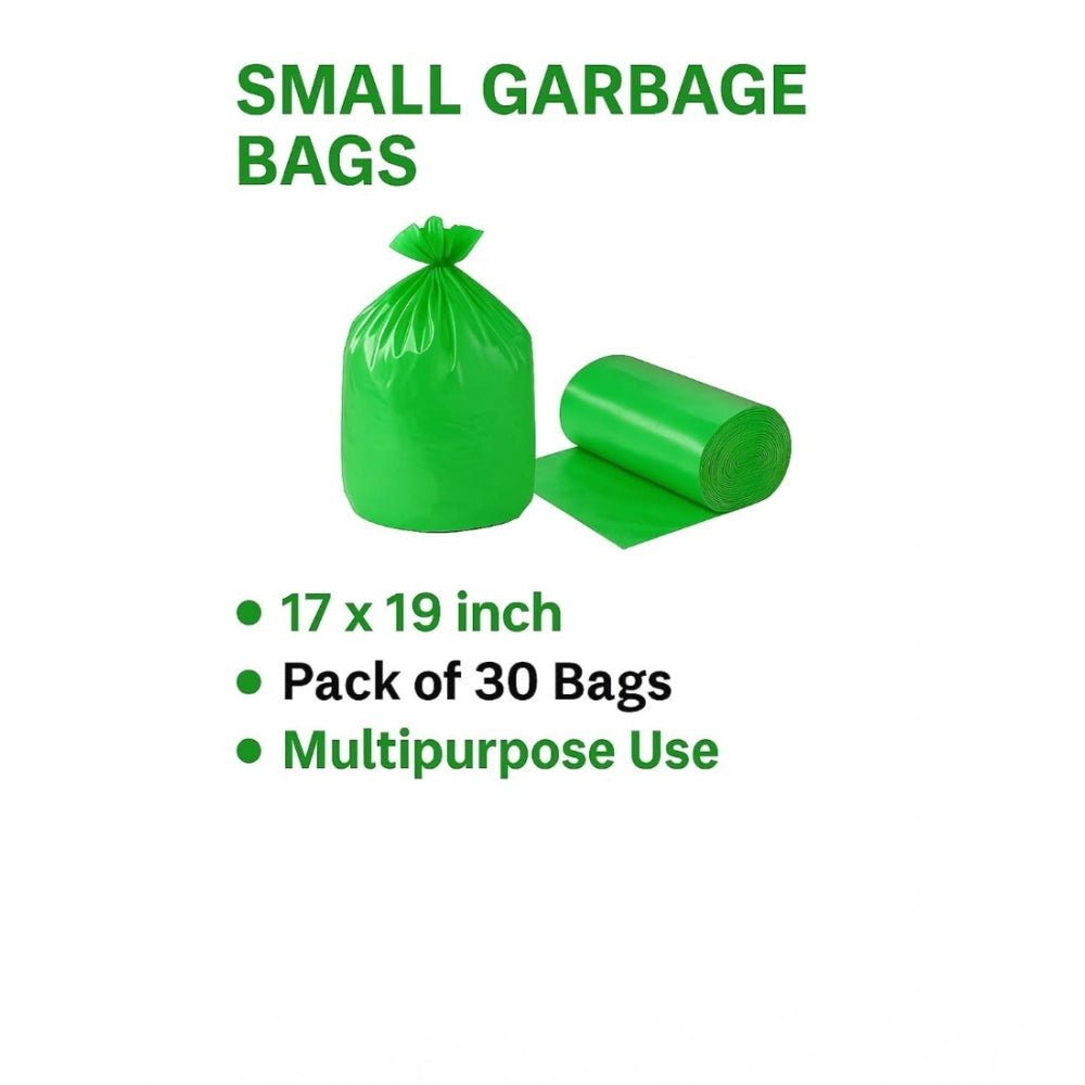 17×19in Garbage Bags · Pack of 3 — Green