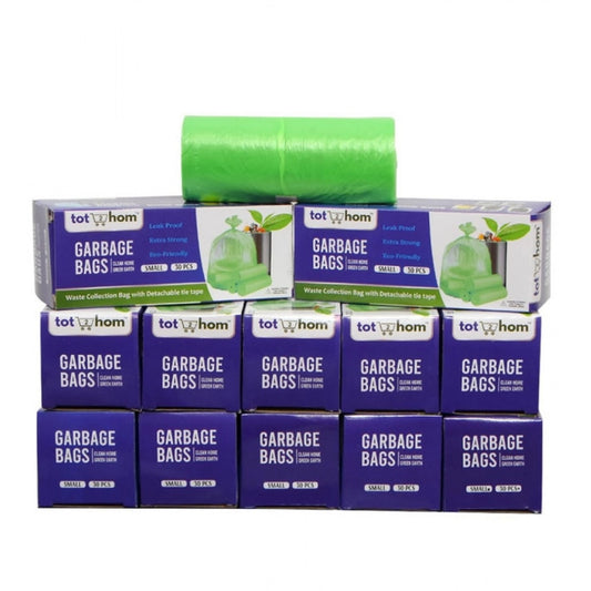 17×19in Garbage Bags · Pack of 12 — Green