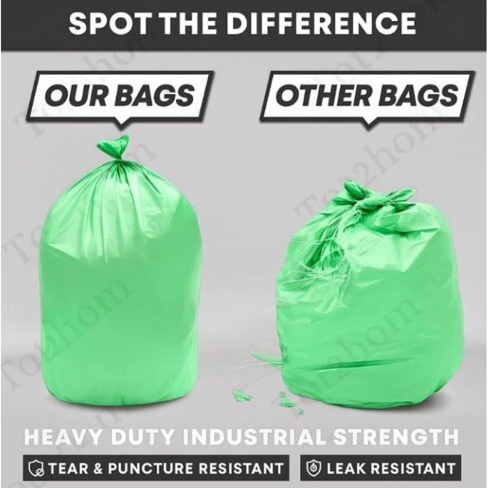 17×19in Garbage Bags · Pack of 6 — Green