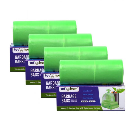19×21in Garbage Bags · Pack of 4 — Green