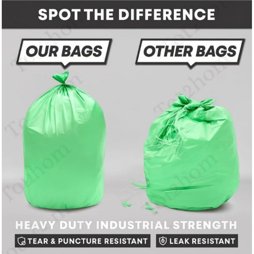 19×21in Garbage Bags · Pack of 4 — Green