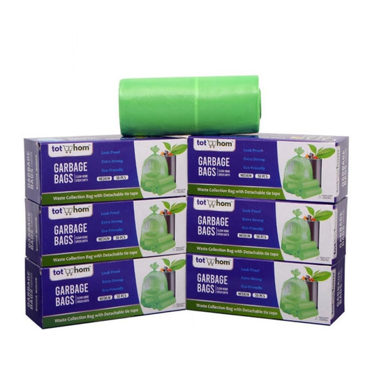 19×21in Garbage Bags · Pack of 6 — Green