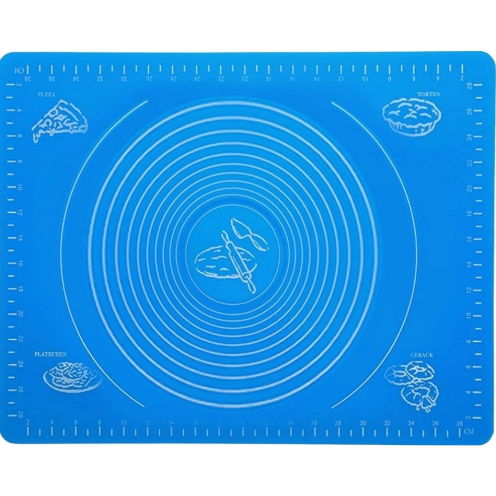 Silicone Roti Mats · Pack of 3 — Blue