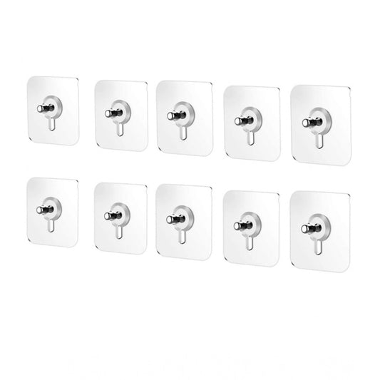 Acrylic Metal Wall Hooks · Pack of 10