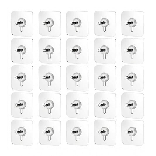 Acrylic Metal Wall Hooks · Pack of 25