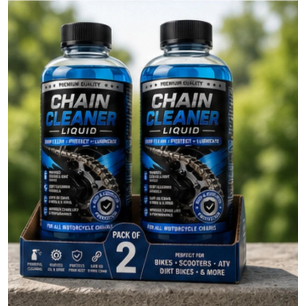 Chain Cleaner Liquid Bottles 100 mls · Pack of 2