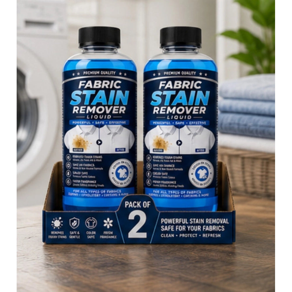 Fabric Stain Remover Liquid Bottles 100 mls · Pack of 2