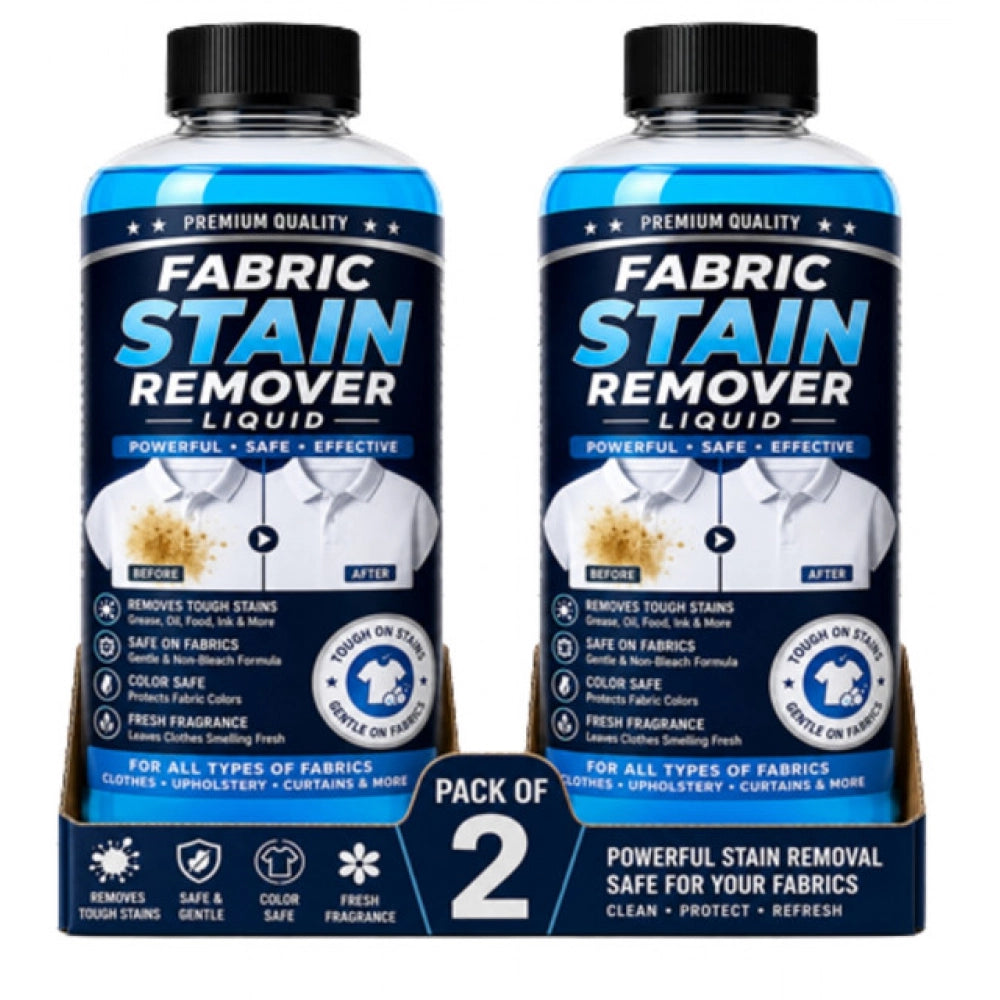 Fabric Stain Remover Liquid Bottles 100 mls · Pack of 2