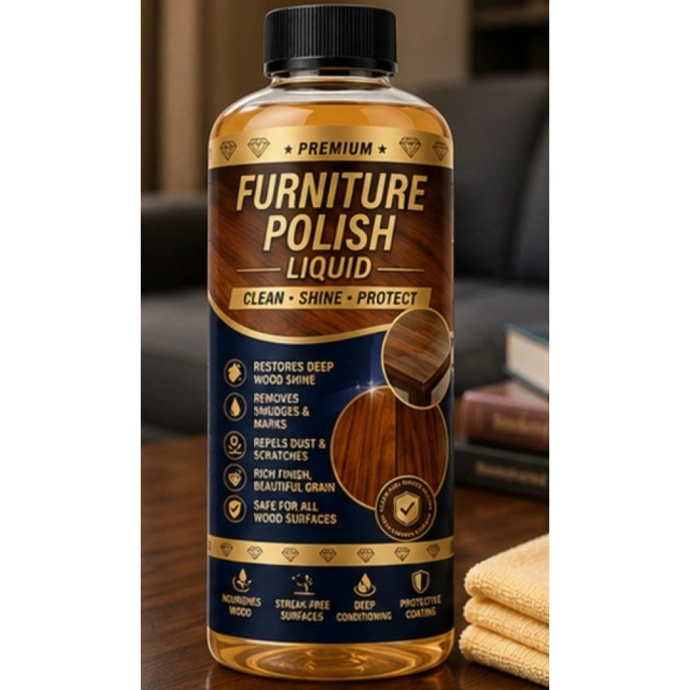 Furniture Polish Liquid Bottles 100 mls · Pack of 2