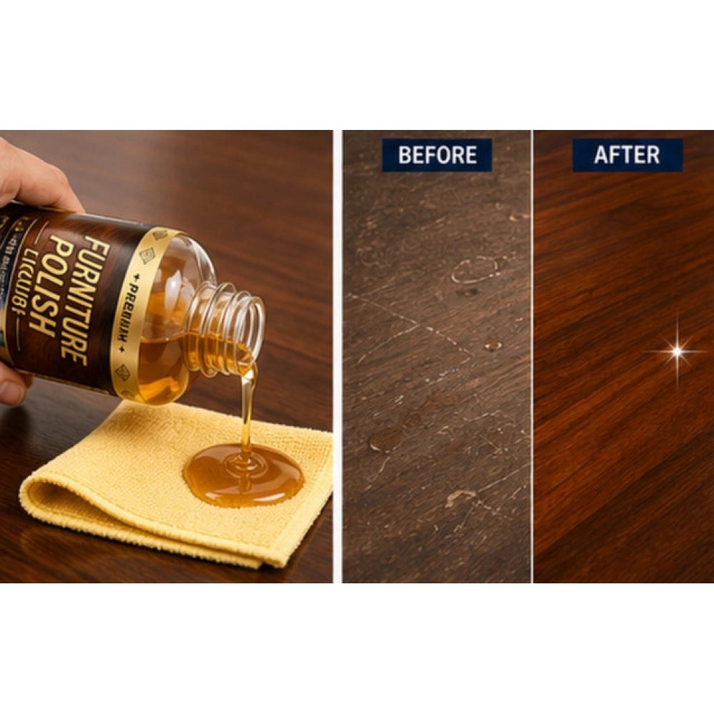 Furniture Polish Liquid Bottles 100 mls · Pack of 2
