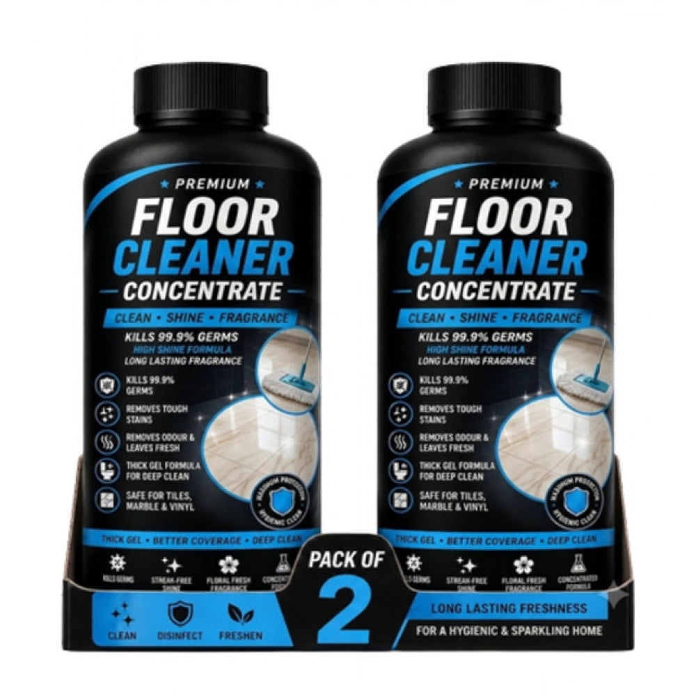 Floor Cleaner Concentrate Liquid Bottles 100 mls · Pack of 2