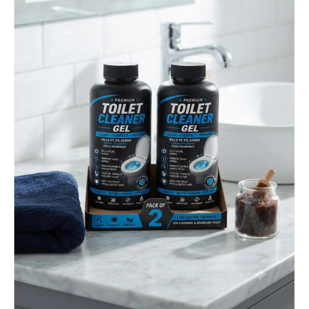 Toilet Cleaner Gel Bottles 100 mls · Pack of 2