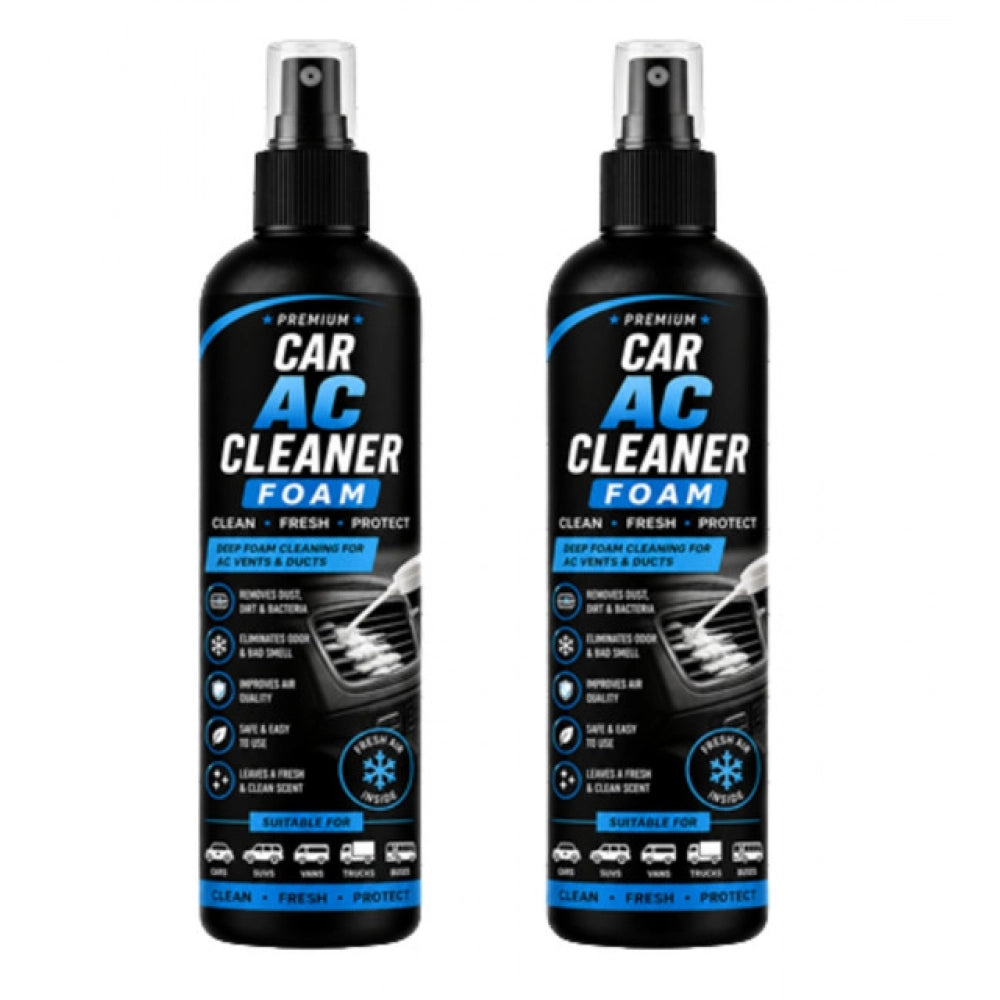 Car AC Cleaner Foam Spray Bottles 100 mls · Pack of 2