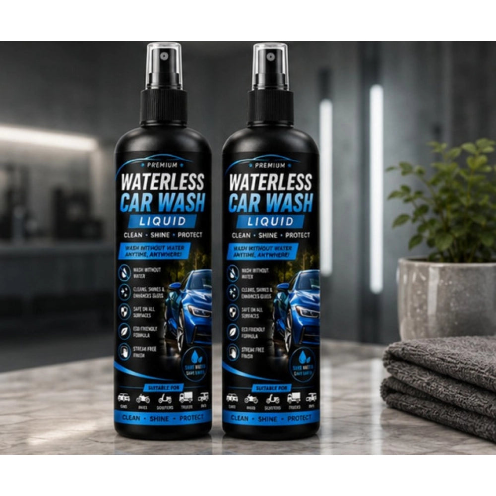 Waterless Car Wash Liquid Spray Bottles 100 mls · Pack of 2