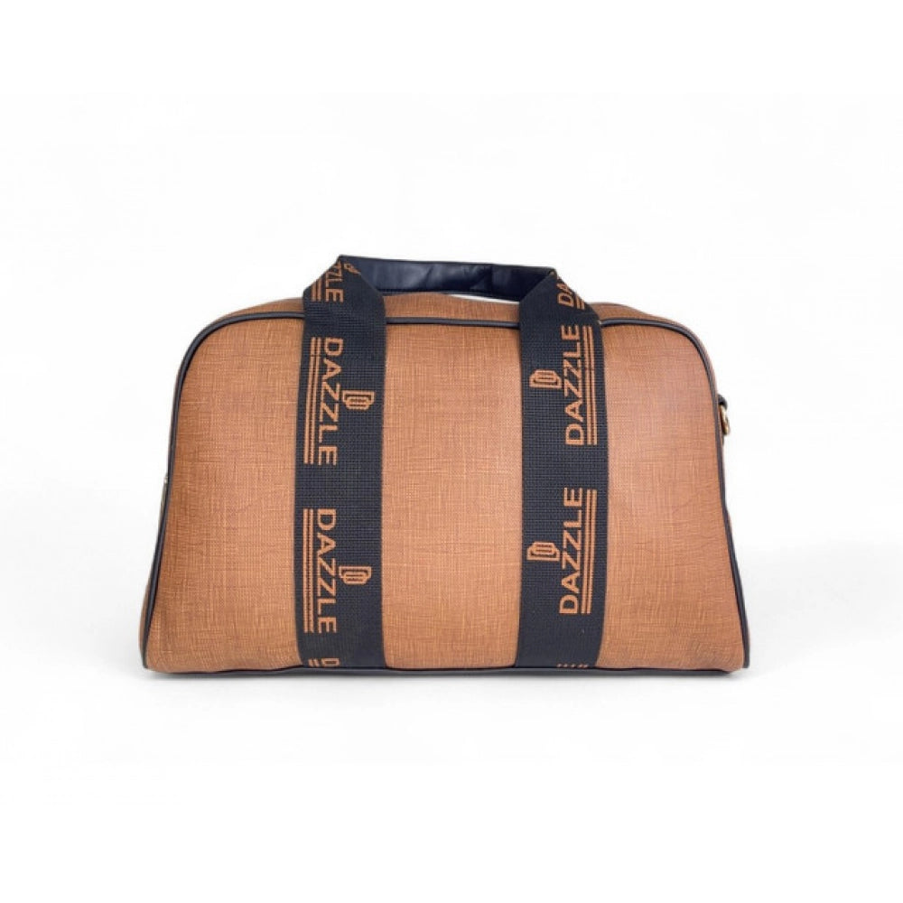 Women's Textured Duffle Bag — Brown