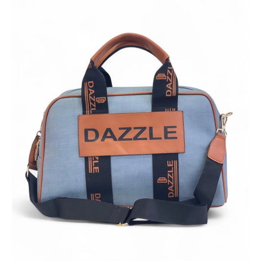 Women's Textured Duffle Bag — Blue