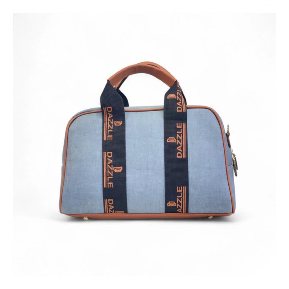 Women's Textured Duffle Bag — Blue