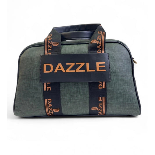 Women's Textured Duffle Bag — Dark Green