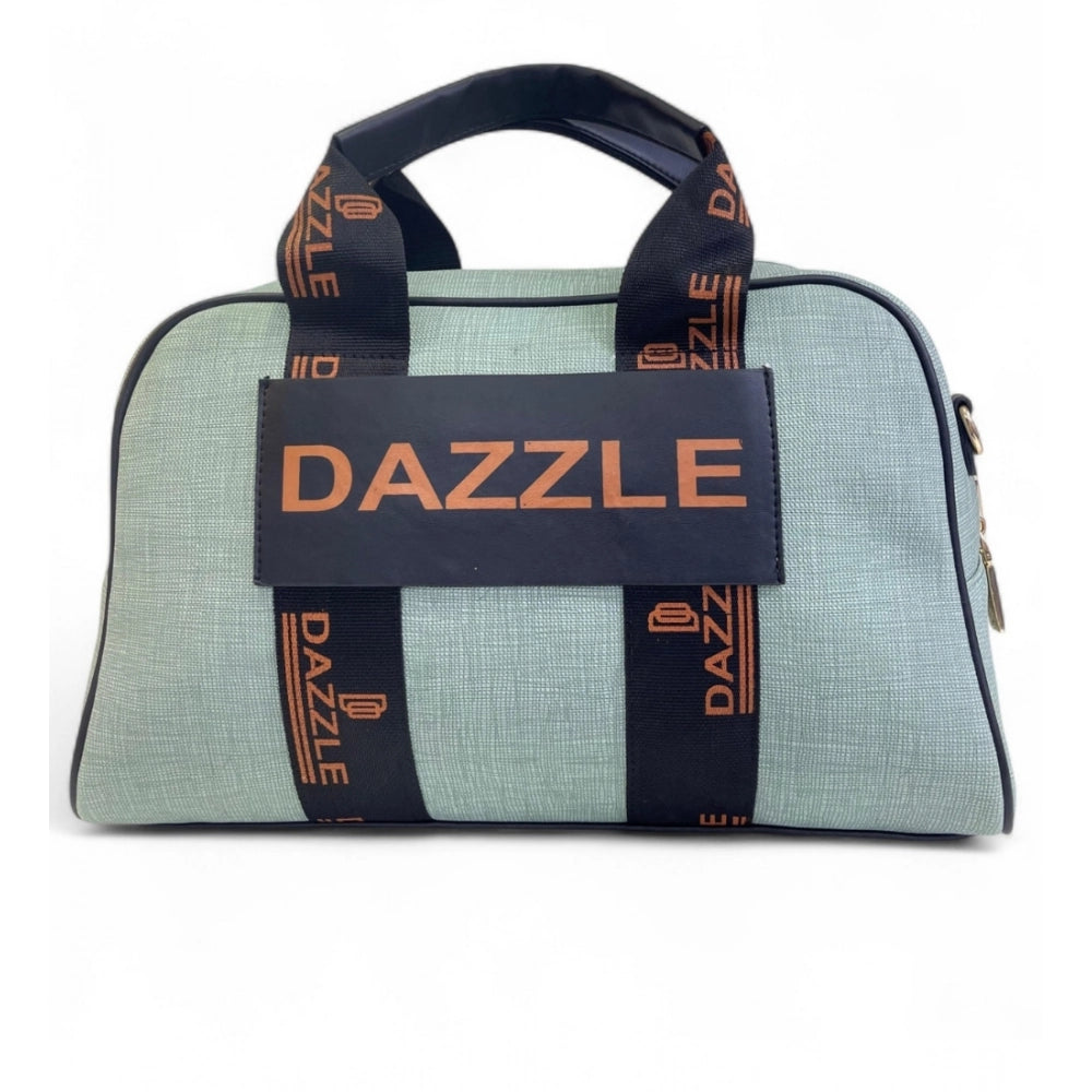 Women's Textured Duffle Bag — Green