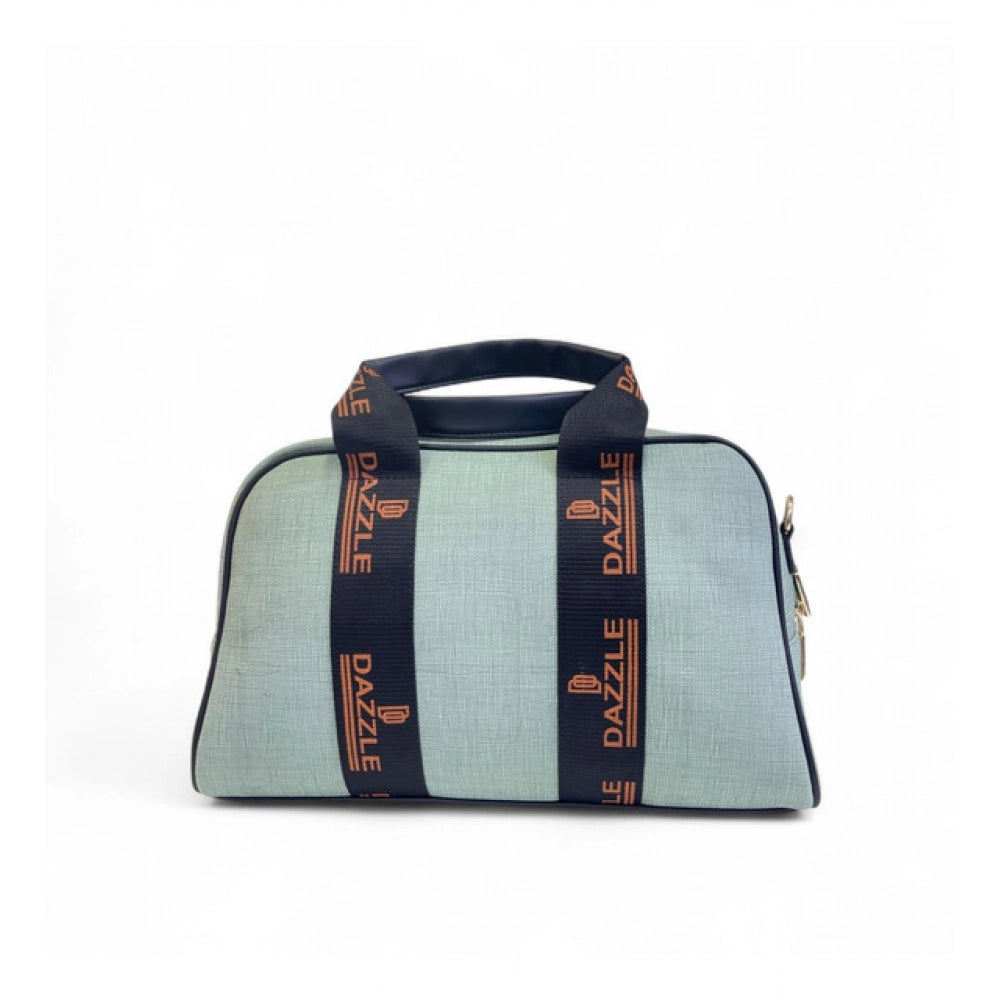 Women's Textured Duffle Bag — Green