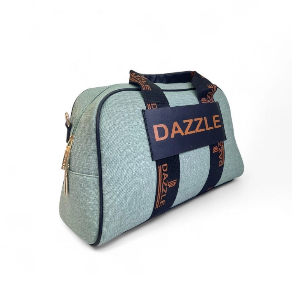 Women's Textured Duffle Bag — Green