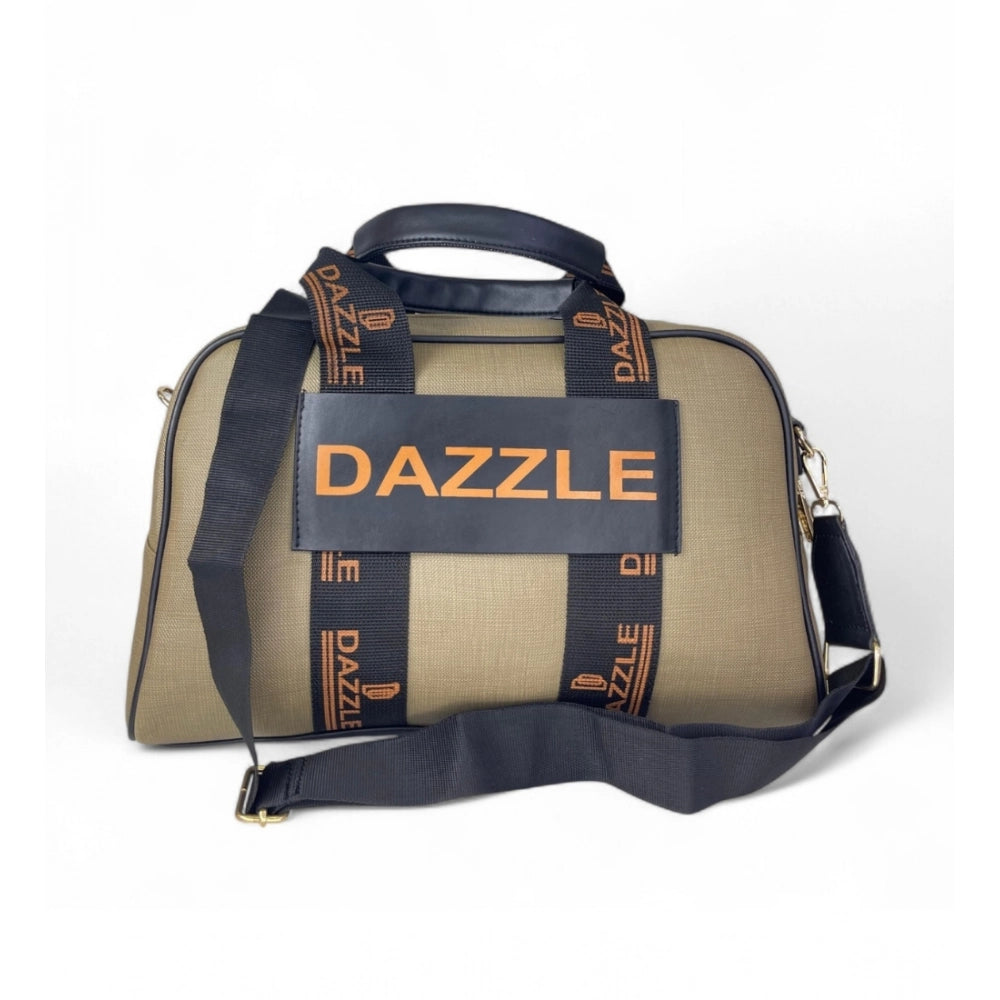 Women's Textured Duffle Bag — Olive Green