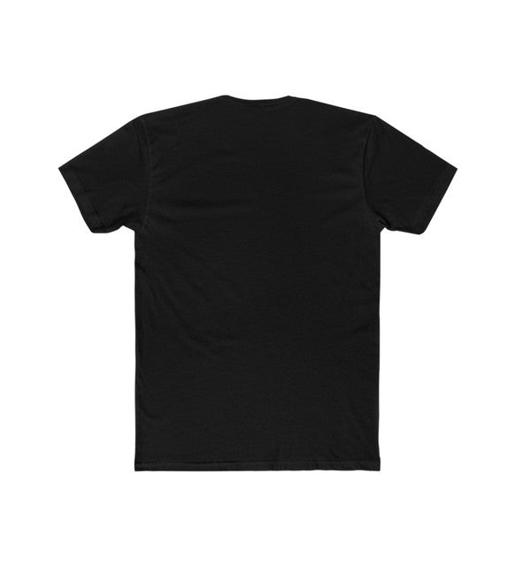 Men's Printed Round Neck Short Sleeve T-Shirt — Black · 67941