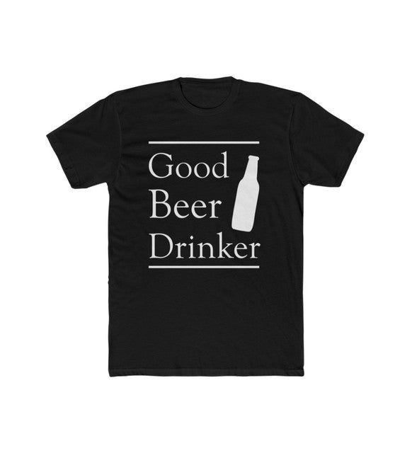 Men's Printed Round Neck Short Sleeve T-Shirt — Black · 67939