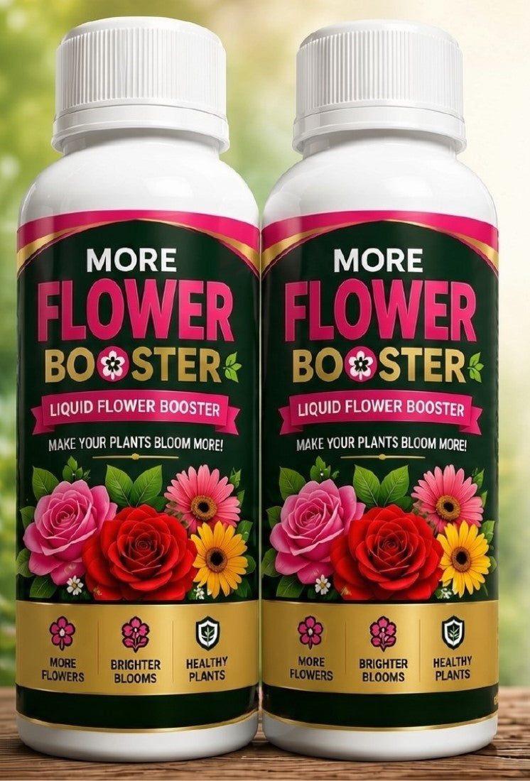 Flower Growth Booster Liquid Fertilizer Bottles - 100 mls · Pack of 2