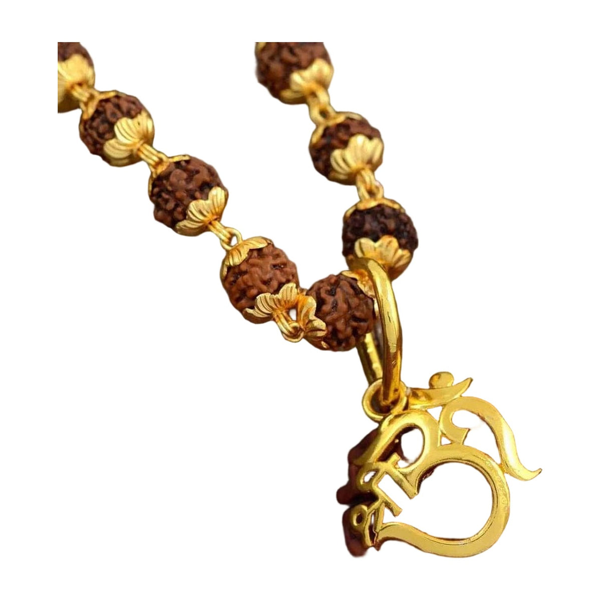Rudraksha Pendant with Om Shree Design AllQwik