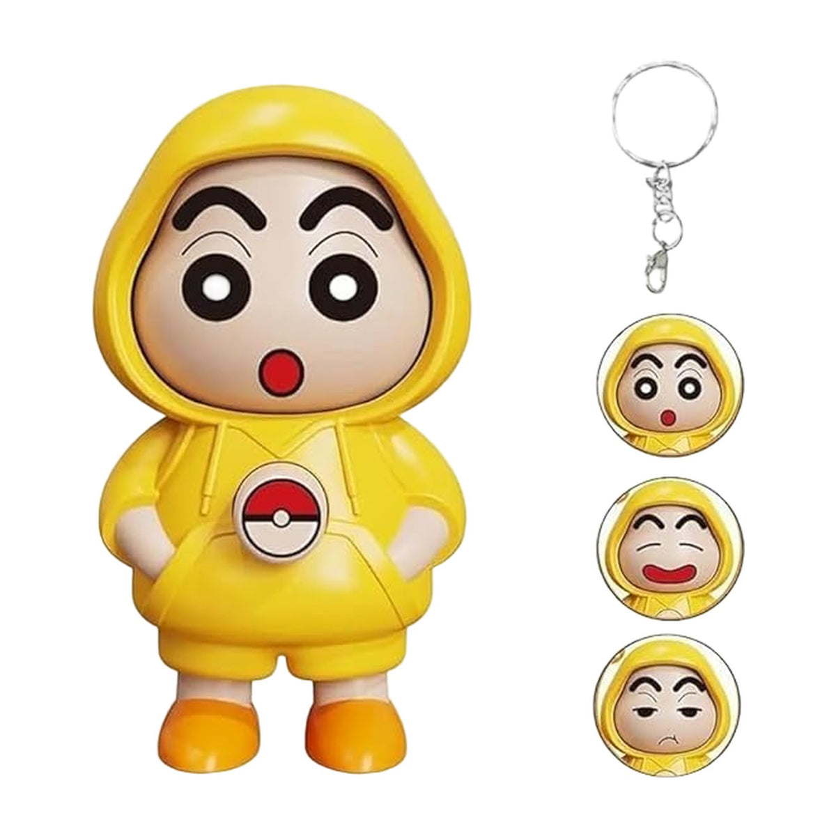 Shinchan Face Changing Keychain AllQwik