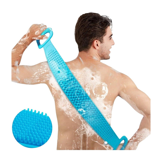 _Silicone Bath Scrubber Belt – Dual-Sided Exfoliating Body C AllQwik