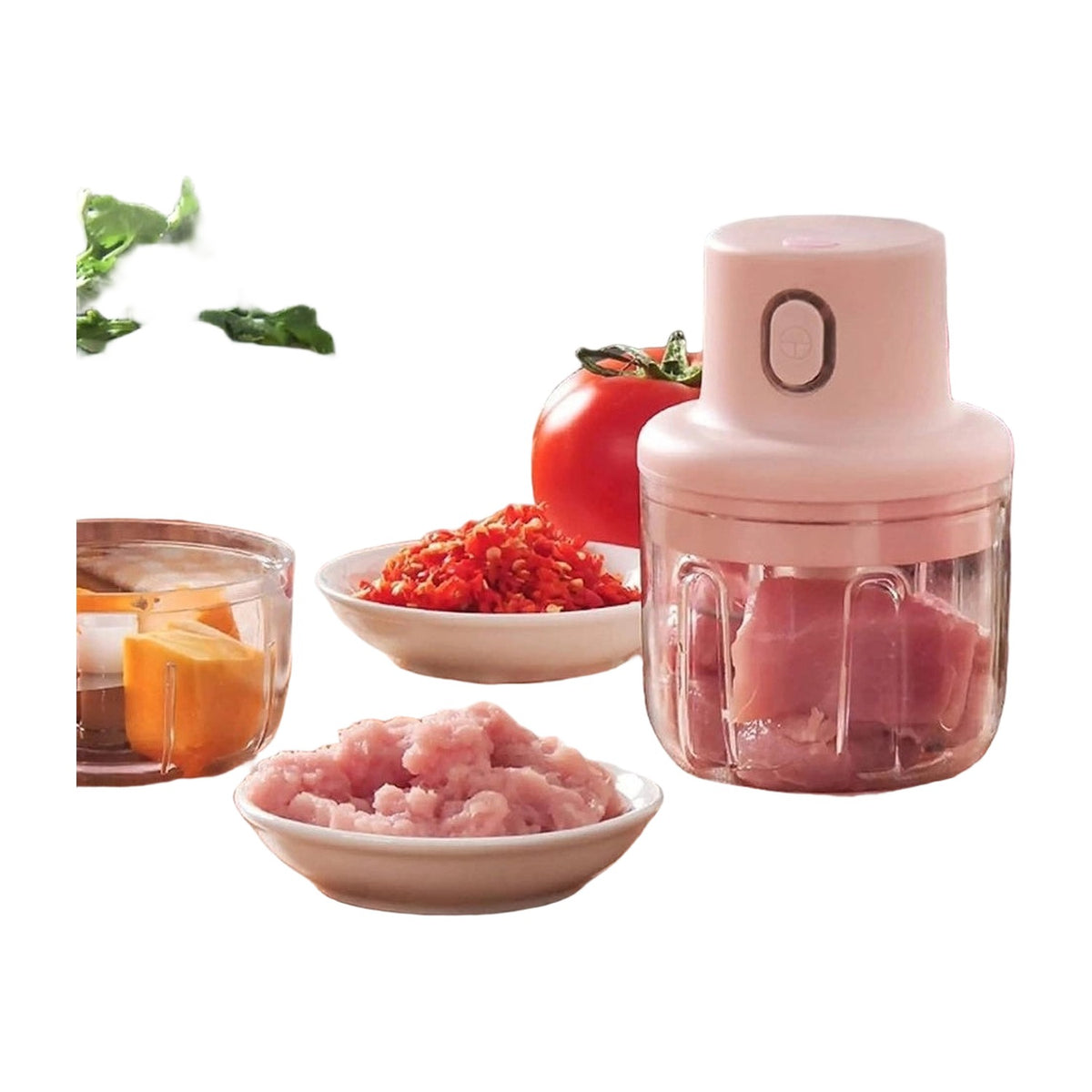 USB Garlic Chopper — Pink AllQwik