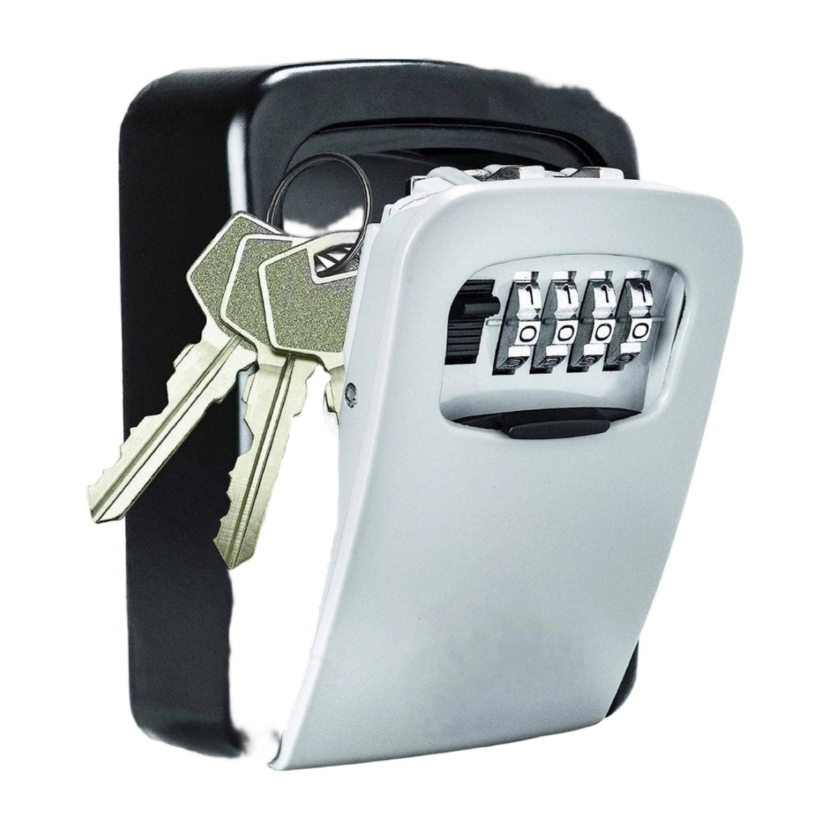 Wall-Mounted Abs Key Lock Box — Grey-Black AllQwik
