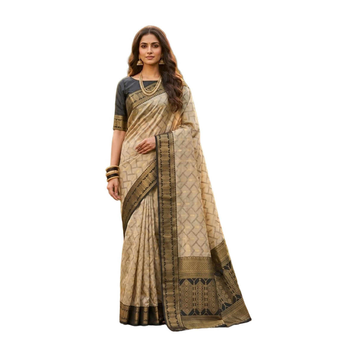 Women's Cotton Printed Saree · 2507 AllQwik