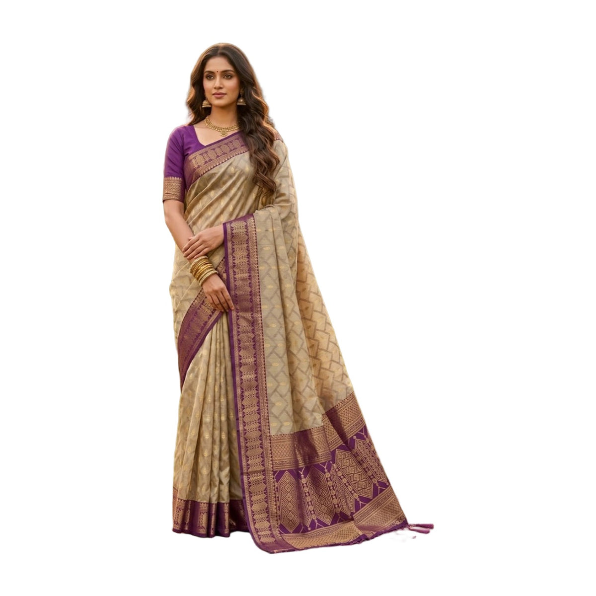 Women's Cotton Printed Saree · 2509 AllQwik