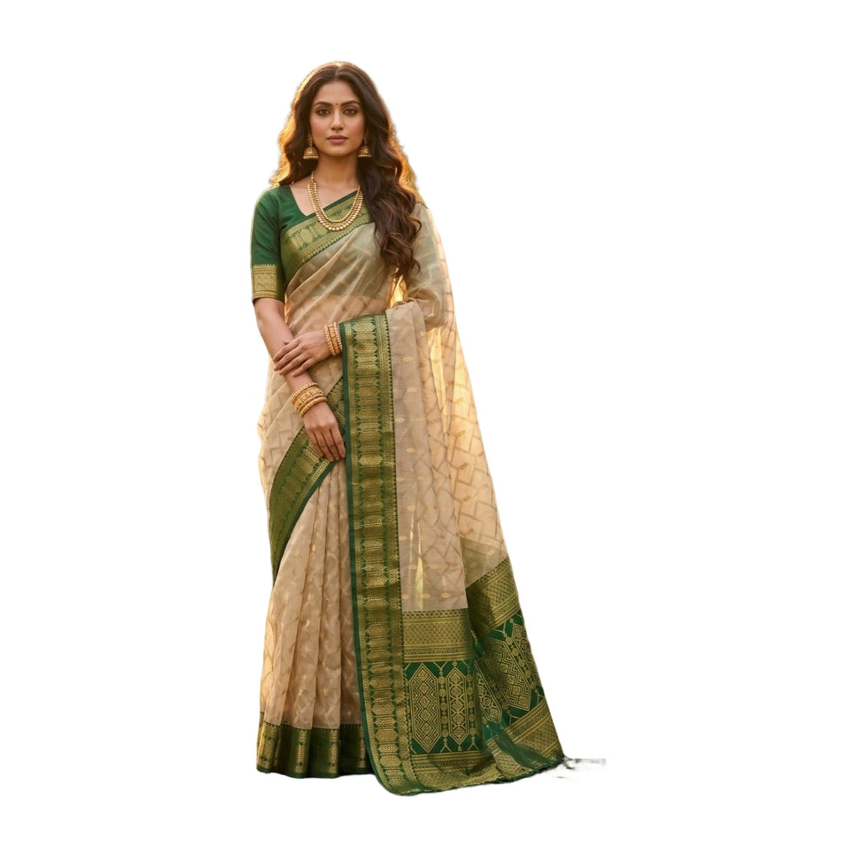 Women's Cotton Printed Saree · 2510 AllQwik